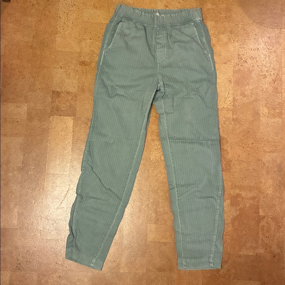 GAP Sage Green Khaki Herringbone Pants